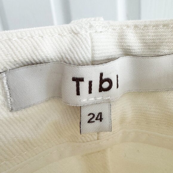 Tibi "Brancusi" Jeans in White, size 24 - Picture 5 of 15
